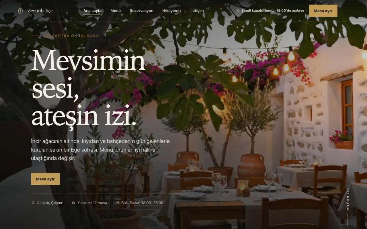 MEVSİM şablonunun önizlemesi