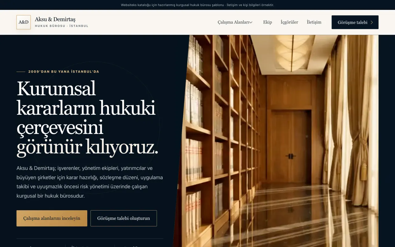 MİZAN şablonunun önizlemesi