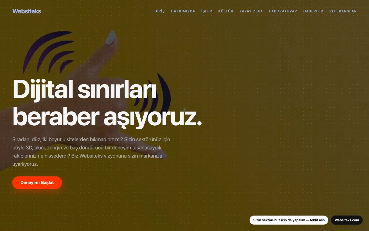 TEZGÂH şablonunun önizlemesi